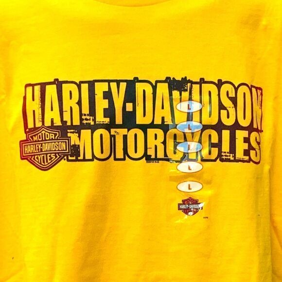 Men’s vintage NWT HD short sleeve tee size L - Picture 3 of 11